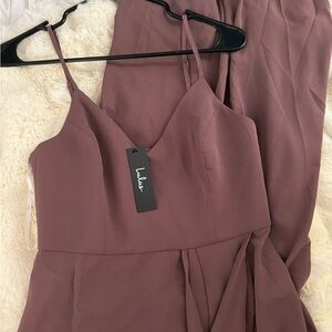 Lulu's Mauve Purple Midi dress